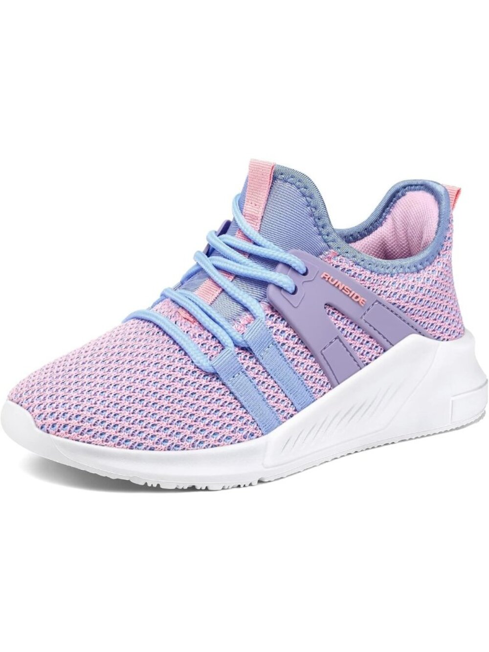 Girls Lace-Up Tennis Shoes | Stylish Running Sneakers for Kids, Comfortable Fit